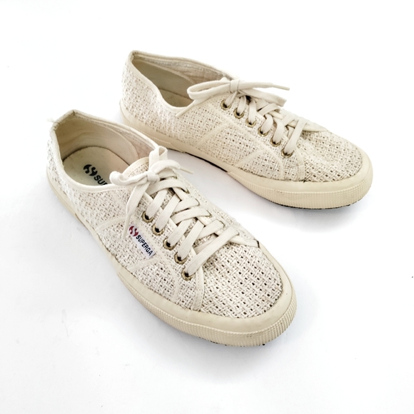 Superga Cotu Crochet Sneakers Size 9.5, 41 - Picture 2 of 8